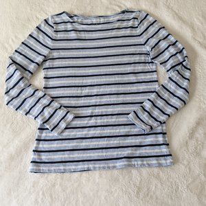 J. Crew Painter Tee Longsleeve 100% Cotton Striped